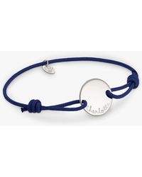 Merci Maman - Personalised Pastille Braided Bracelet - Lyst