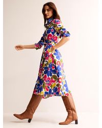 Boden - Kitty Midi Floral Shirt Dress - Lyst