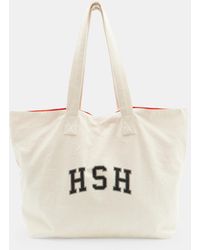 Hush - Charlotte Canvas Graphic Tote Bag - Lyst