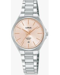 Lorus - Sapphire Bracelet Strap Watch - Lyst