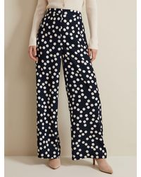 Phase Eight - Mairead Polka Dot Wide Leg Trousers - Lyst