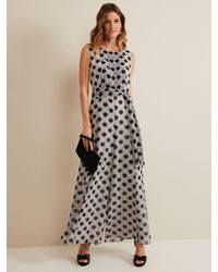Phase Eight - Janine Abstract Print Wide Leg Jumpsuit - Lyst