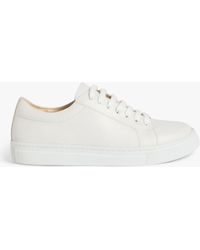John Lewis - Florette Wide Fit Leather Trainers - Lyst