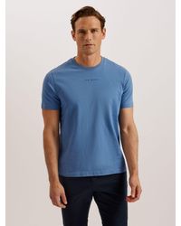 Ted Baker - Wiskin Regular Branded Short Sleeve T-shirt - Lyst