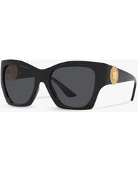 Versace - Ve4452 Irregular Sunglasses - Lyst