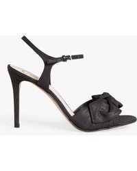 Ted Baker - Heevia Bow Stiletto Heel Sandals - Lyst