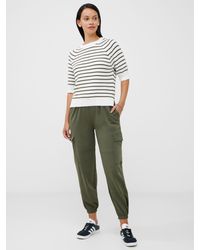 French Connection - Lily Mozart Stripe Cotton Jumper - Lyst