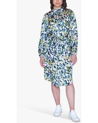 Sisters Point - Ella Leopard Print Shirt Dress - Lyst