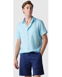 Rodd & Gunn - Ellerslie Linen Slim Fit Short Sleeve Shirt - Lyst