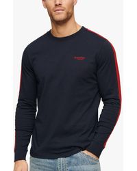 Superdry - Essential Logo Retro Stripe Long Sleeve T-shirt - Lyst
