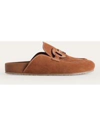 Boden - Suede Backless Snaffle Loafers - Lyst