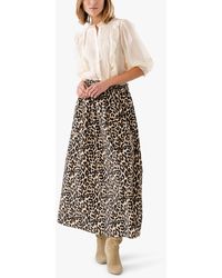 Lolly's Laundry - Akane Leopard Print Maxi Skirt - Lyst