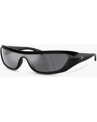 Ray-Ban - Rb4431 Xan Wrap Sunglasses - Lyst