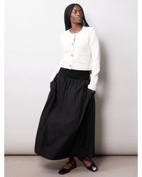 Albaray - Cotton Blend Maxi Skirt - Lyst