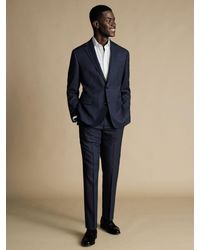 Charles Tyrwhitt - Prince Of Wales Slim Fit Wool Suit Jacket - Lyst
