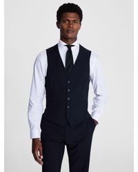 Moss - Tailored Fit Performance Waistcoat - Lyst