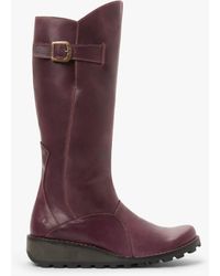 fly london solv knee length boots