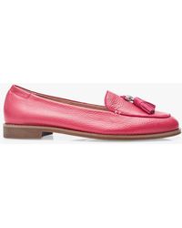 Moda In Pelle - Emma Rose Leather Tassel Loafers - Lyst