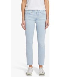 7 For All Mankind - Roxanne Slim Fit Ankle Jeans - Lyst