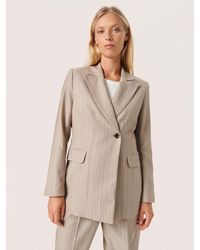 Soaked In Luxury - Charvi Notch Lapel Fitted Blazer - Lyst