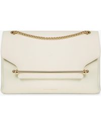 Strathberry - East/west Soft Leather Chain Strap Cross Body Bag - Lyst