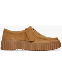 Clarks - Torhill Bee Suede Shoes - Lyst