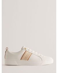 Ted Baker - Baily Webbing Logo Trainers - Lyst