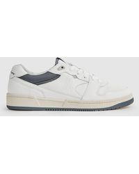 Reiss - Astor Low Top Leather Trainers - Lyst
