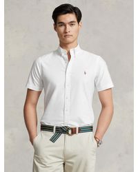 Ralph Lauren - Slim Fit Oxford Short Sleeve Shirt - Lyst