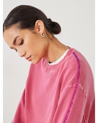 Hush - Contrast Stitch Detail Sweatshirt - Lyst
