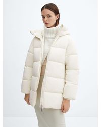 Mango - Tokyo Hooded Quilted Short Jacket - Lyst