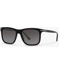 Prada - Pr 18ws Rectangular Polarised Sunglasses - Lyst