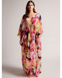 Ted Baker - Lucenaa Belted Maxi Cover Up - Lyst