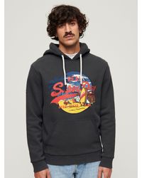 Superdry - La Graphic Over The Head Hoodie - Lyst