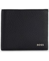 BOSS - Boss Crosstown 4 Card Slots Leather Wallet - Lyst