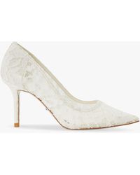 Dune - Bridal Collection Adoring Lace Stiletto Court Shoes - Lyst