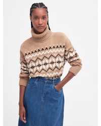 Barbour - Tomorrow's Archive Blaire Fair Isle Wool Blend Jumper - Lyst