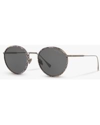 Giorgio Armani - Ar6103j Round Sunglasses - Lyst