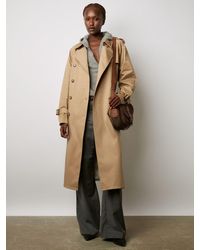 Gerard Darel - Serge Double Breasted Cotton Trench Coat - Lyst