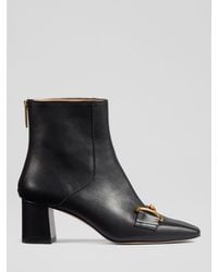 LK Bennett - Nadina Leather Ankle Boots - Lyst