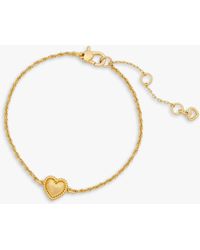 Kate Spade - Golden Hour Heart Bracelet - Lyst