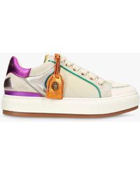 Kurt Geiger - Southbank Tag Leather Trainers - Lyst