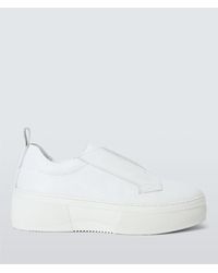 John Lewis - Erennie Leather Chunky Sole Slip On Trainers - Lyst