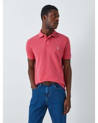 Ralph Lauren - Custom Slim Fit Mesh Polo Shirt - Lyst