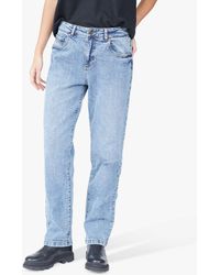 Sisters Point - Odi High Waist Regular Fit Jeans - Lyst