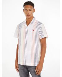 Tommy Hilfiger - Linen Stripe Shirt - Lyst