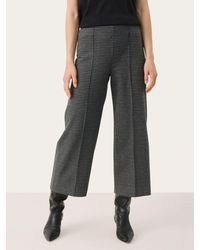 Part Two - Ilisan Cropped Check Trousers - Lyst