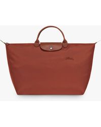 Longchamp - Le Pliage Green Recycled Canvas Large Travel Bag - Lyst