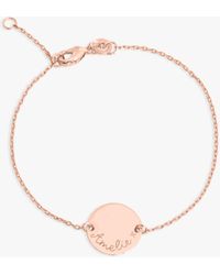 Merci Maman - Personalised Pastille Chain Bracelet - Lyst