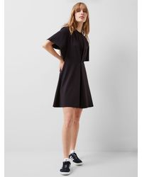 French Connection - Rallie Cotton Blend T-shirt Dress - Lyst